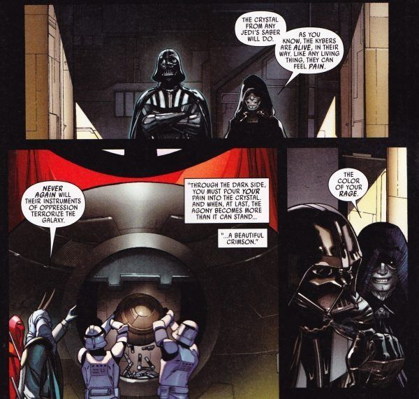 Darth Vader Comic Book #1 Sith Lightsabers