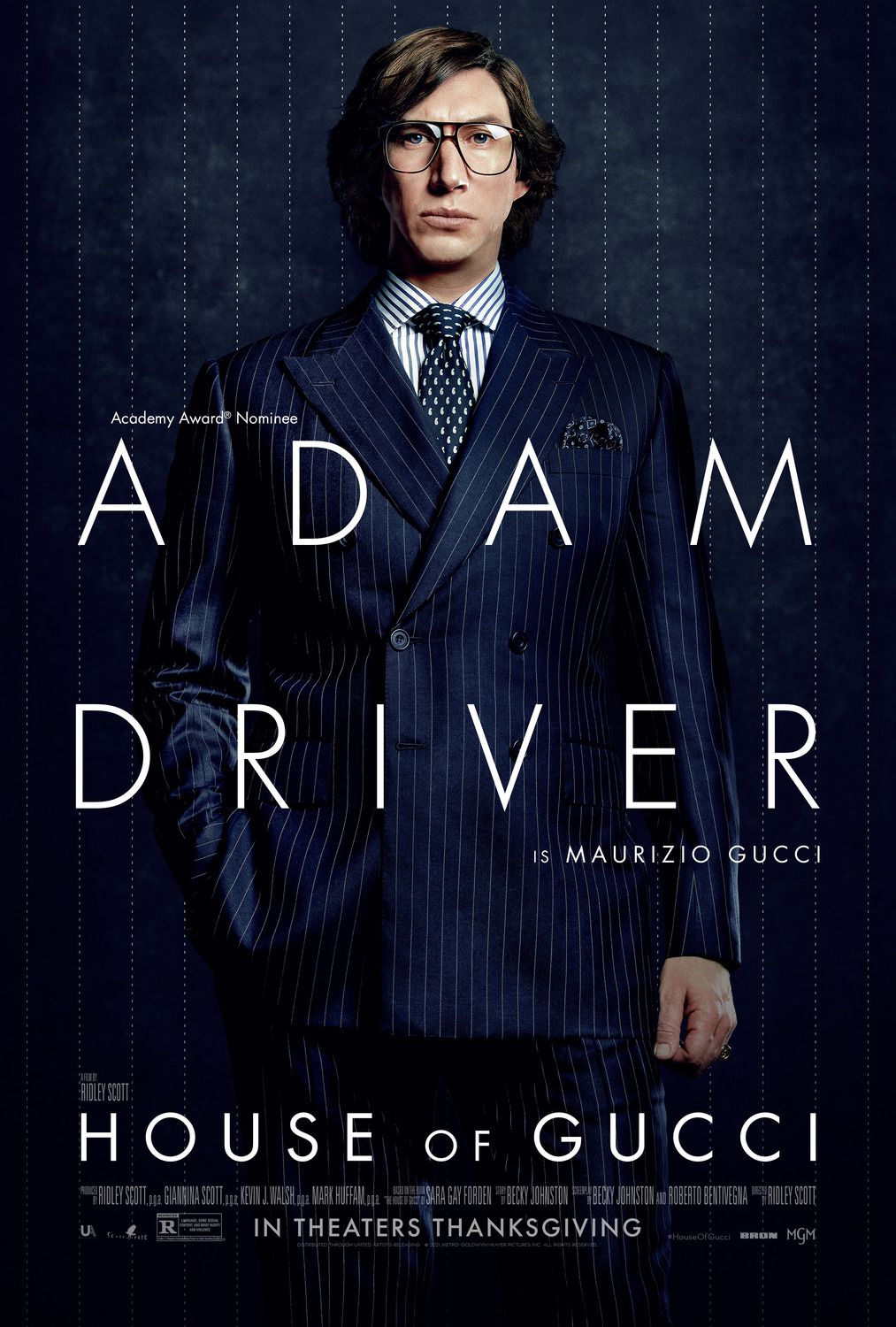 House of Gucci Adam Driver Poster