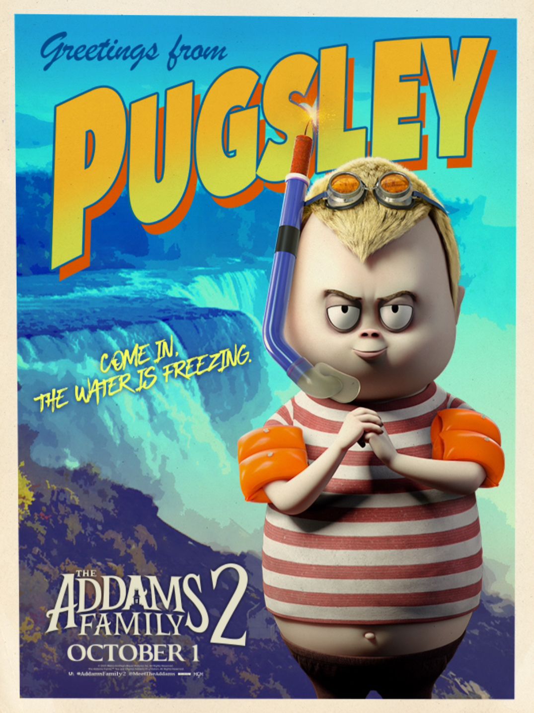 The Addams Family 2 Pugsley Character Poster