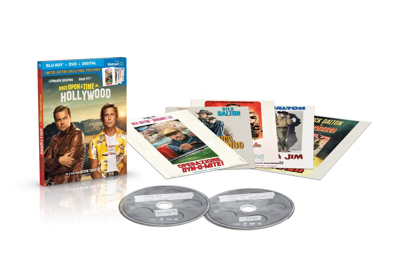 Once Upon a Time in Hollywood Walmart Blu-ray