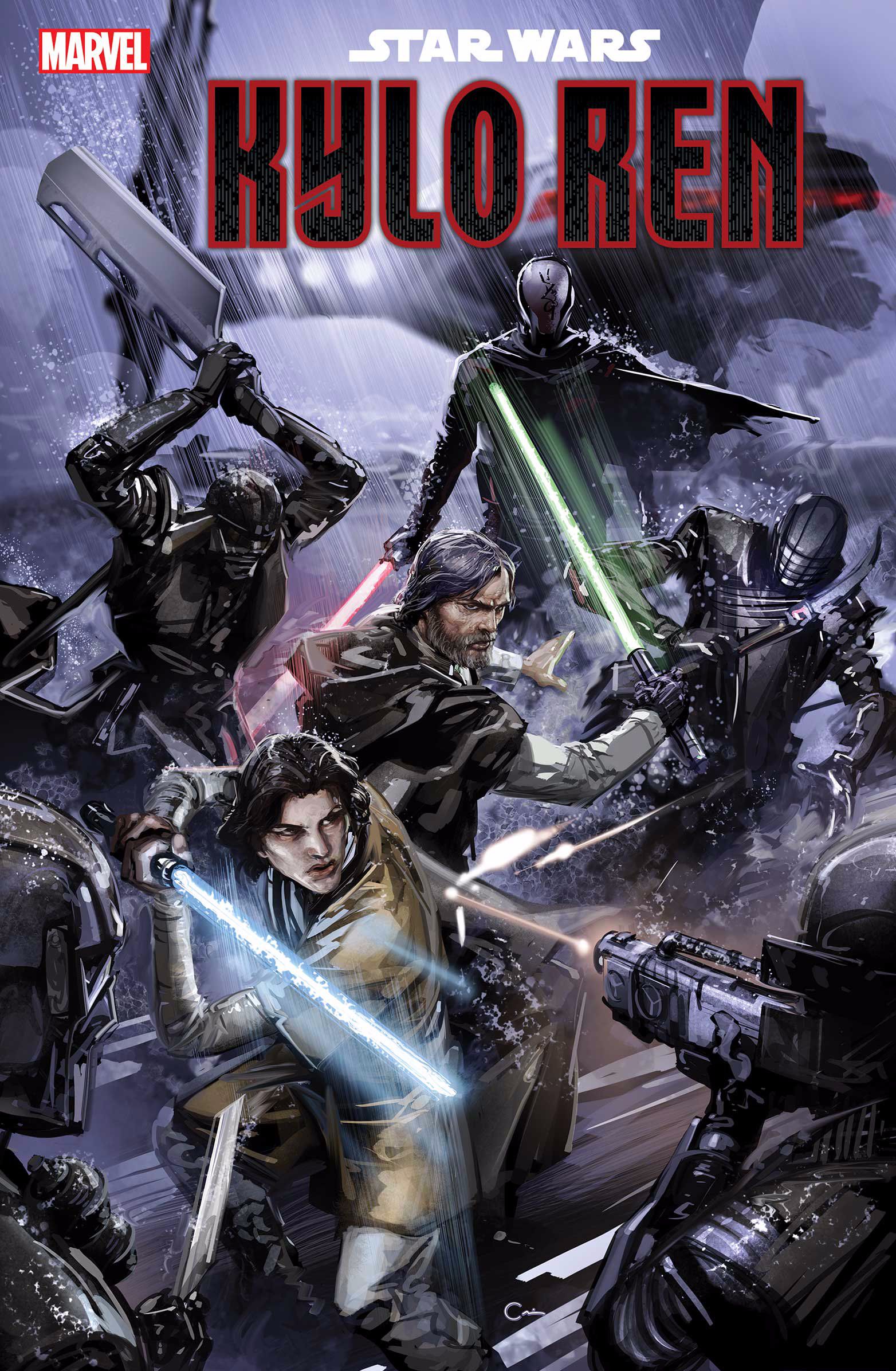The Rise of Kylo Ren comic book cover
