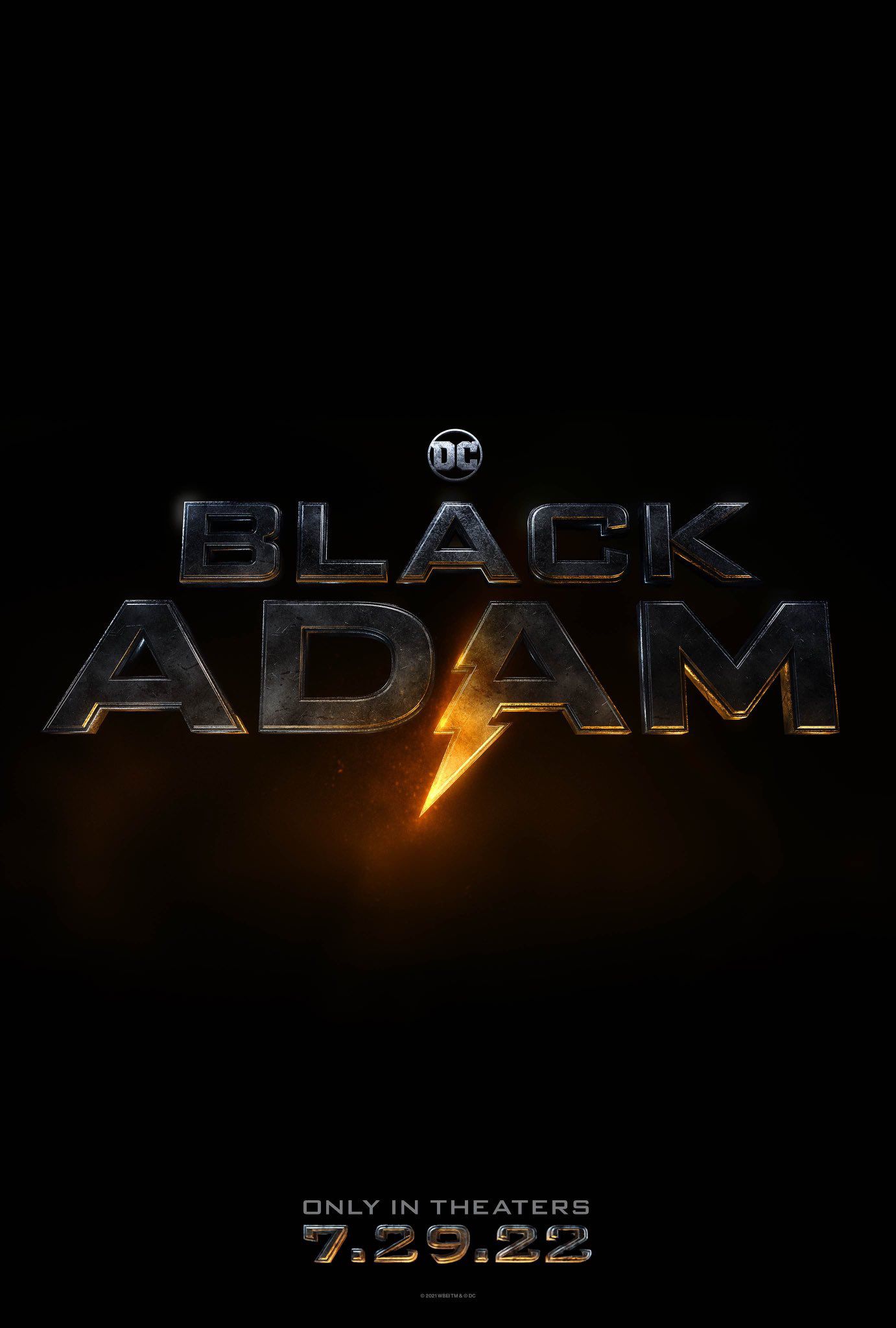 Black Adam poster teaser