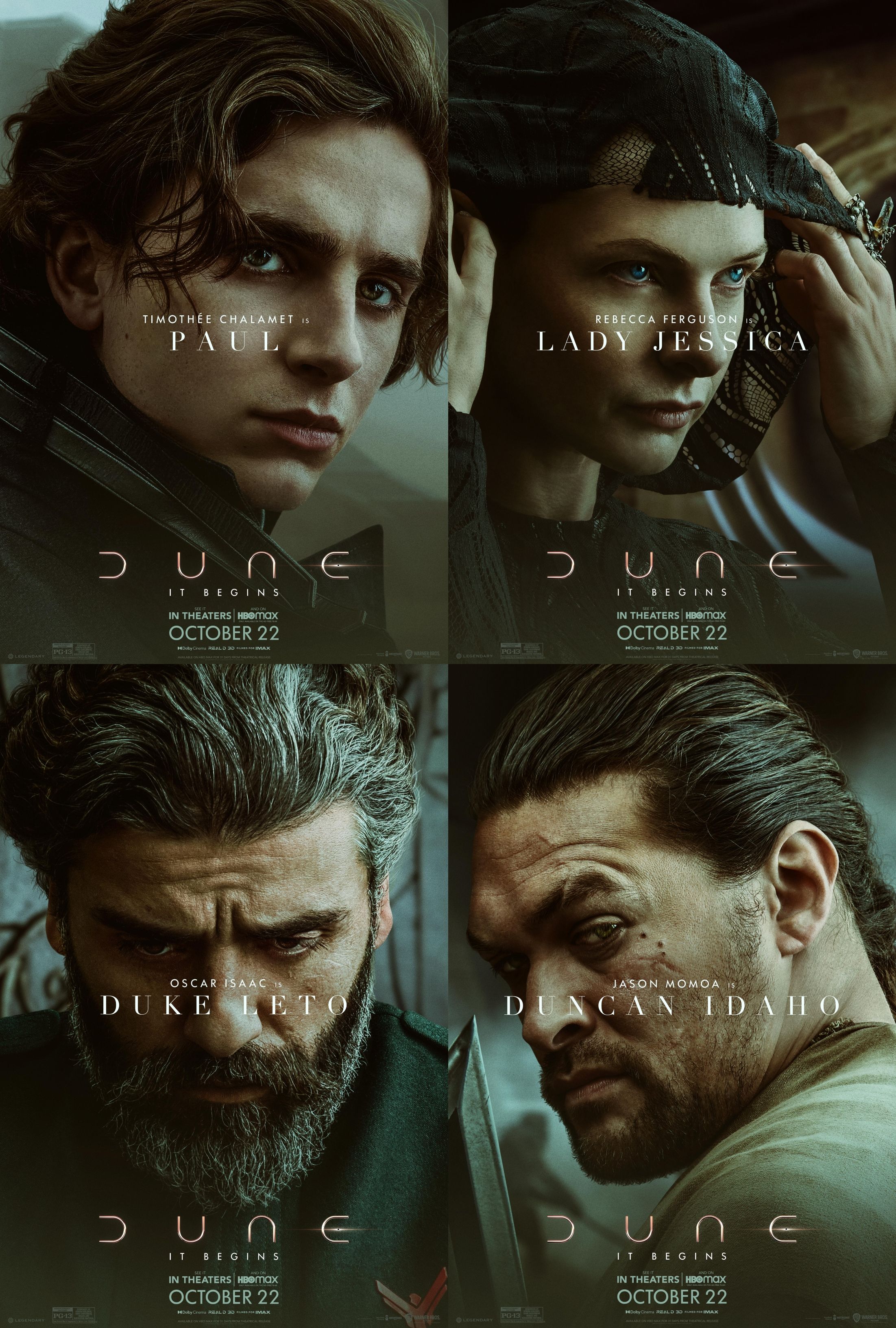 Dune character posters