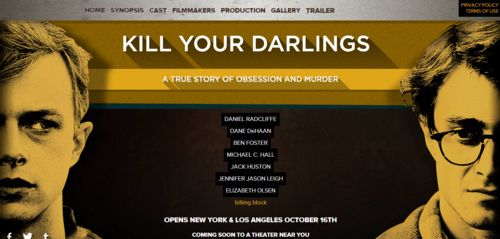Kill Your Darlings Official Website