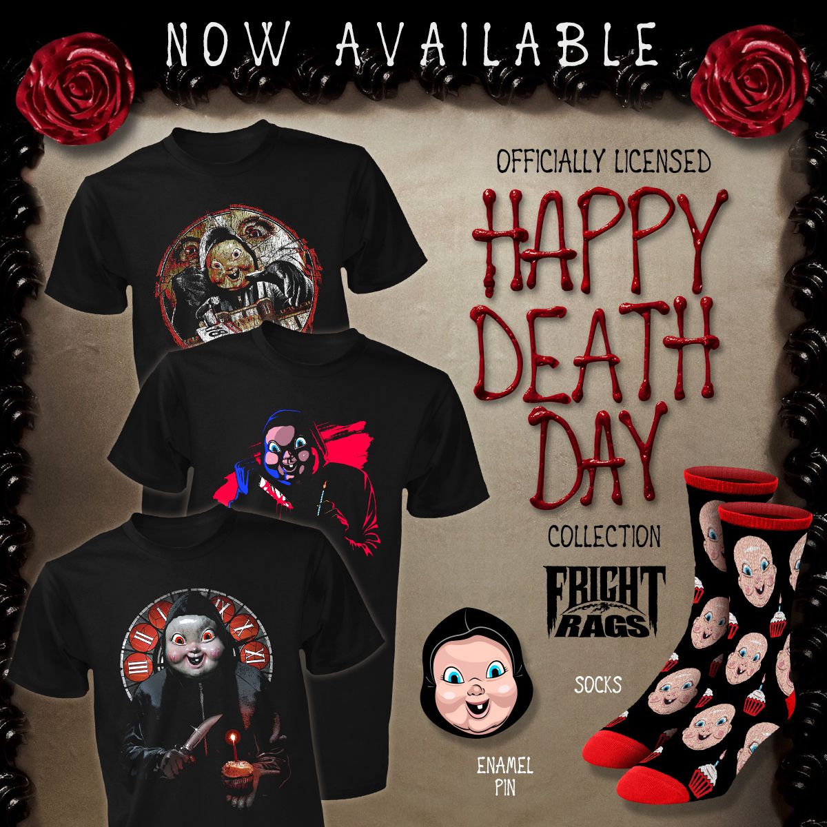 Fright-Rags Happy Death Day Collection