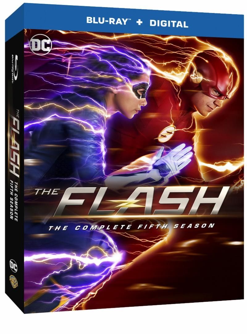 The Flash season 5 blu-ray, DVD cover art