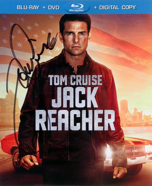 Jack Reacher Blu-ray signed by Tom Cruise