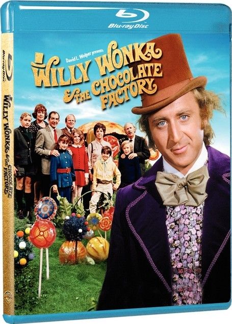 Willy Wonka and the Chocolate Factory Blu-ray artwork