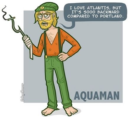 Aquaman Hipster Image