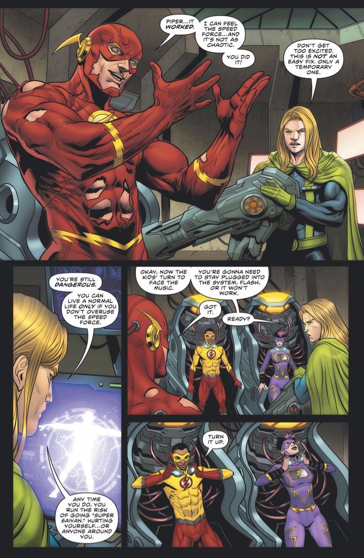 The Flash Comic Dragon Ball Z connection