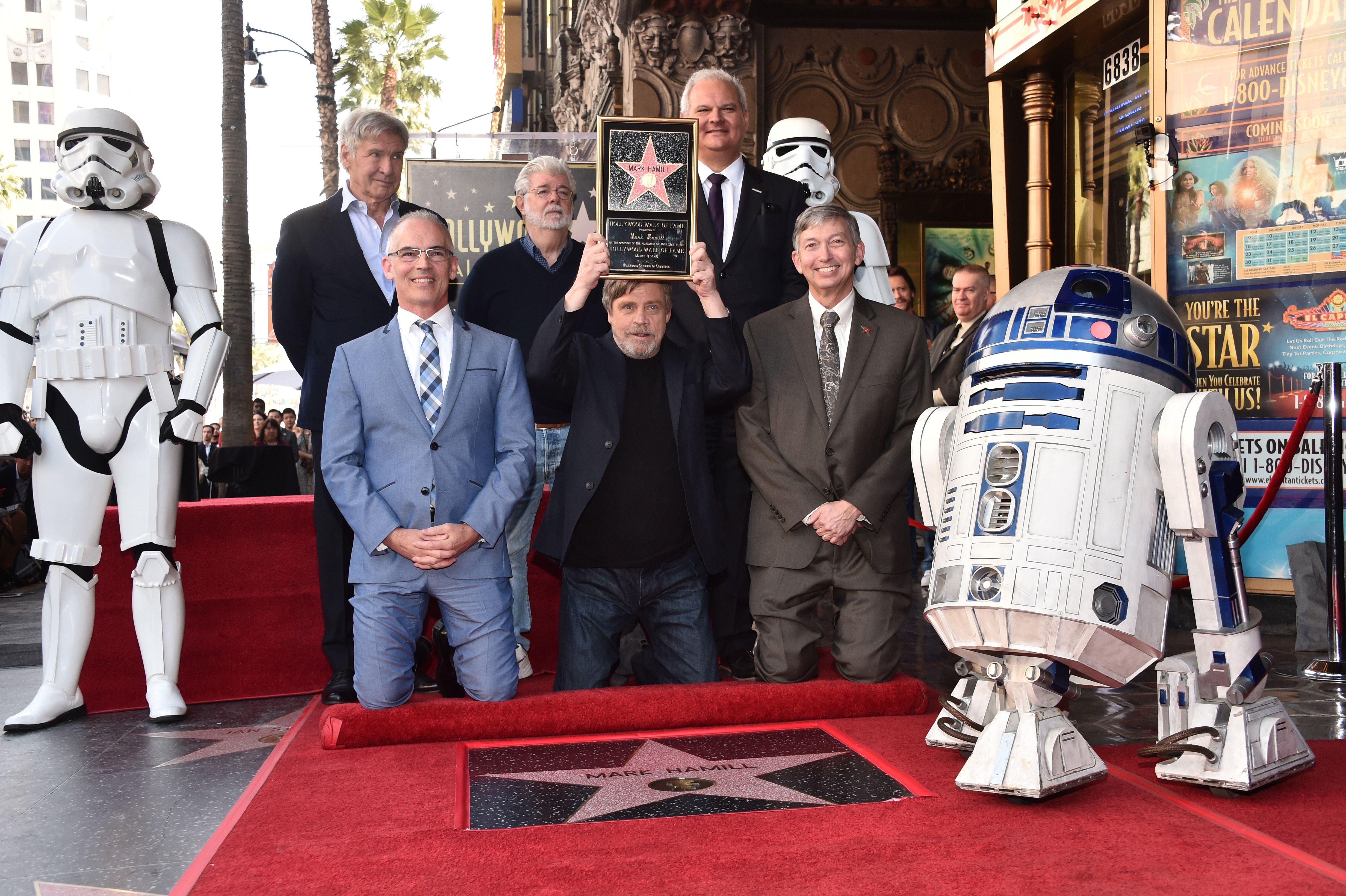 Mark Hamill Star Wars Cast Hollywood Walk of Fame