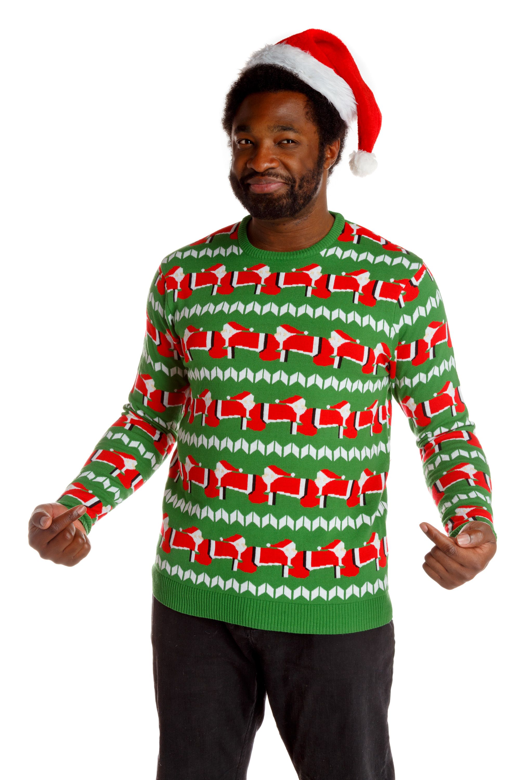 Saint Nicolas Caged ugly Christmas sweater