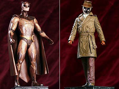 RORSCHACH AND NITE OWL ACTION FIGURES