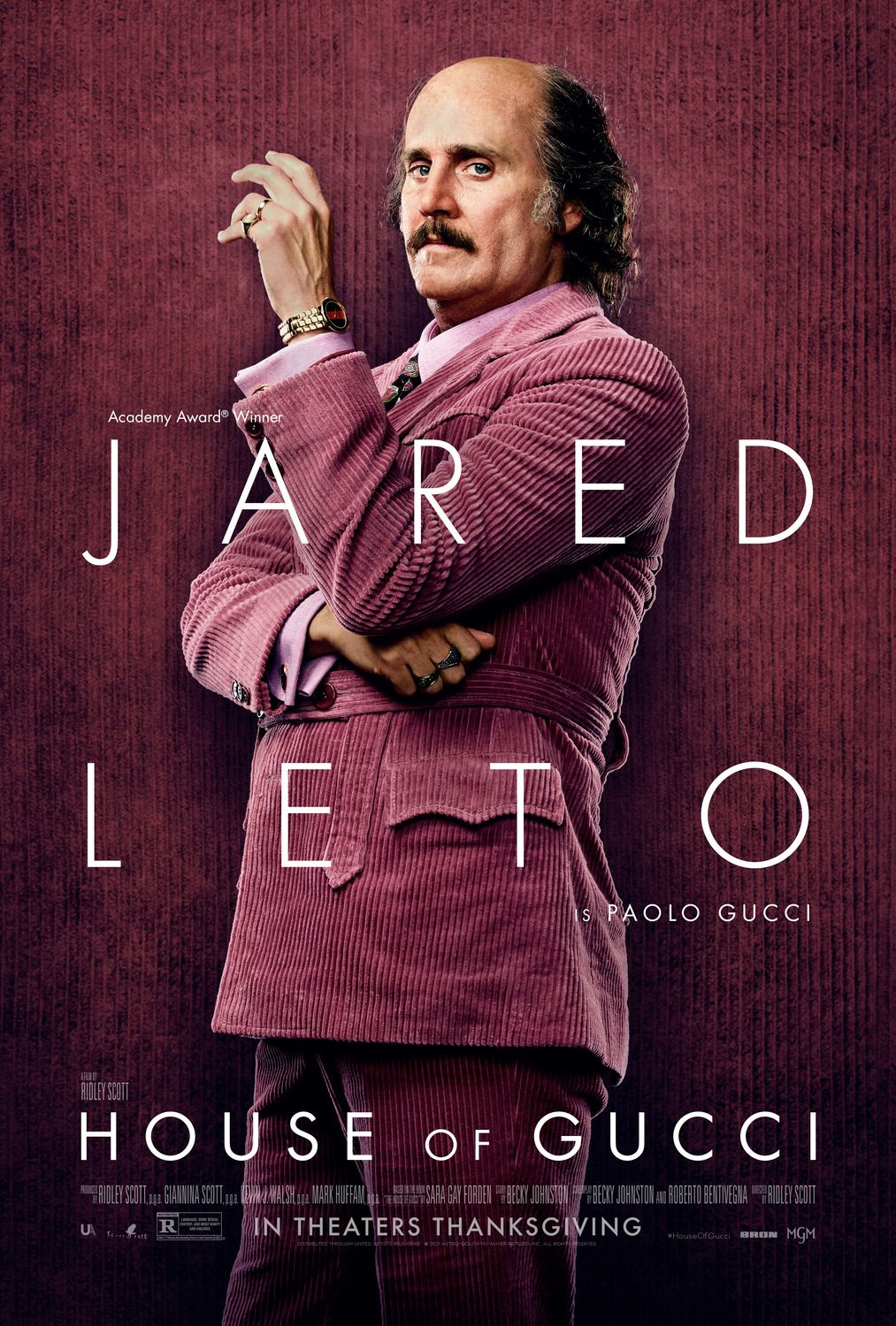 House of Gucci Jared Leto Poster