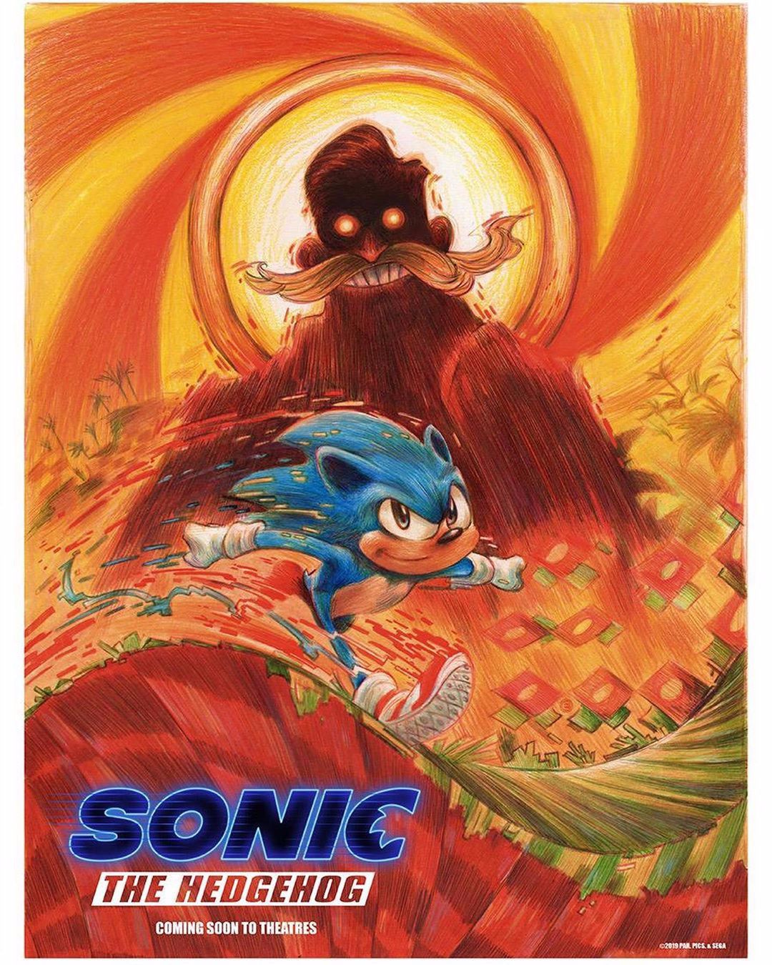Sonic the Hedgehog CCXP Poster