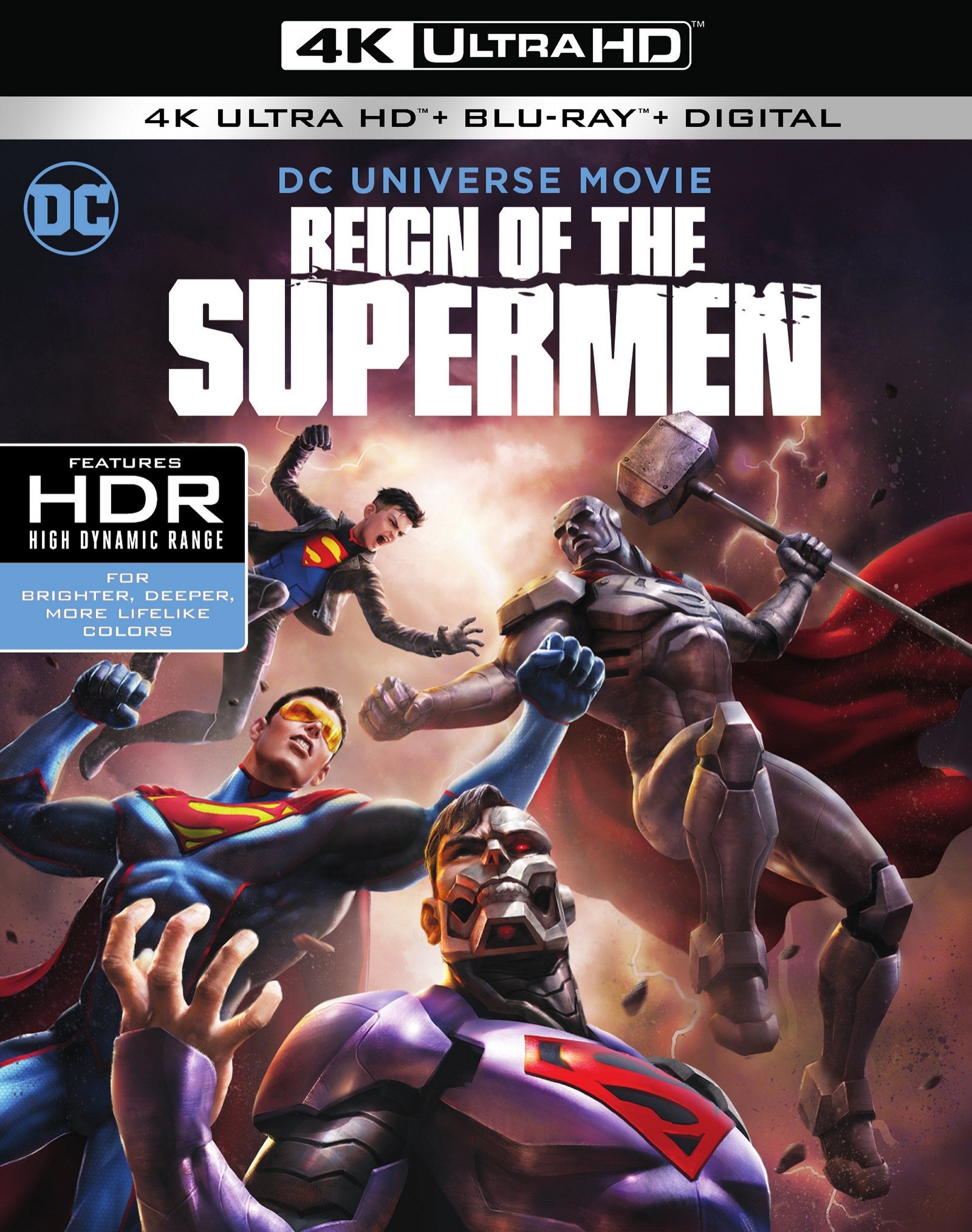 Reign of the Supermen Blu-ray DVD cover art