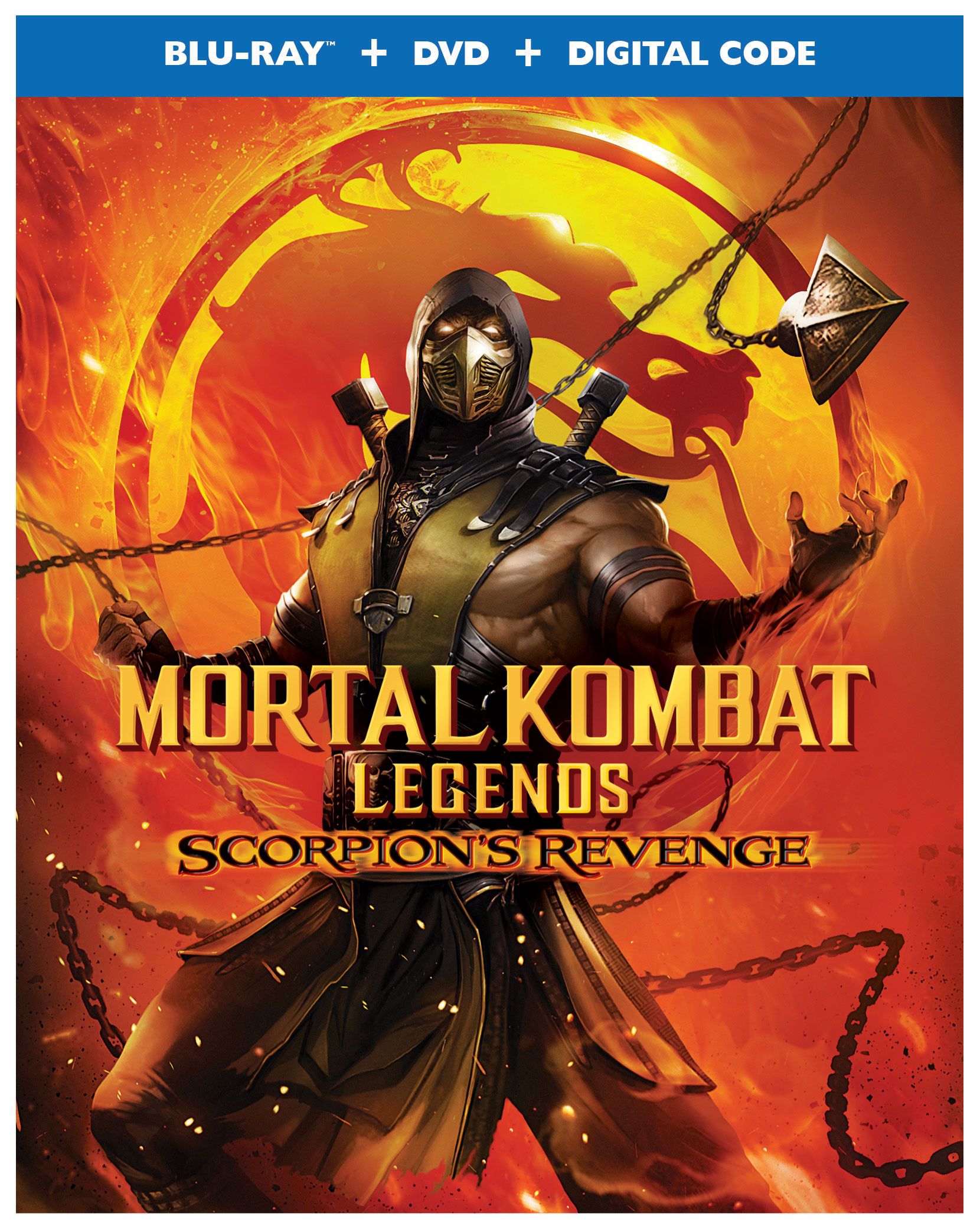 Mortal Kombat Legends: Scorpion's Revenge blu-ray