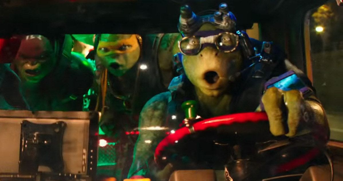 First TMNT 2 Clip Shows Off the Turtles New Ride