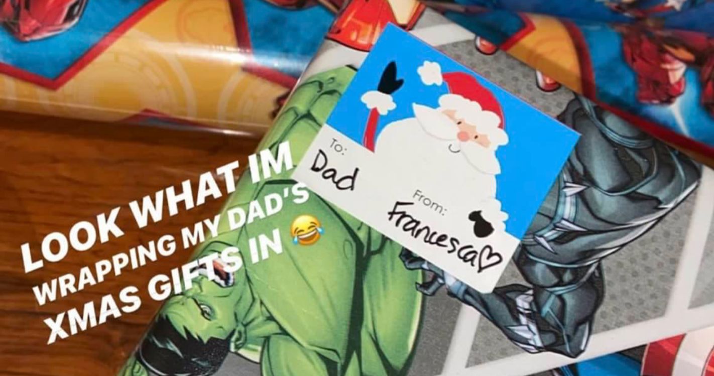 Scorsese's Daughter Trolls Him on Christmas with Marvel Wrapping Paper