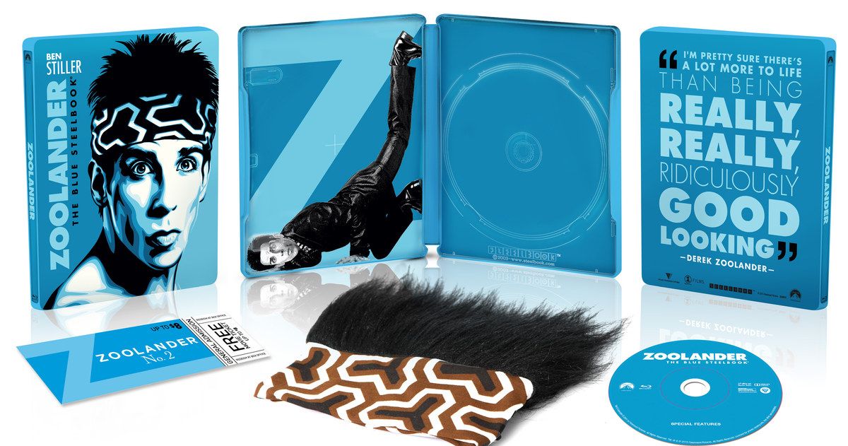 Win the Zoolander Steelbook Blu-ray Gift Set