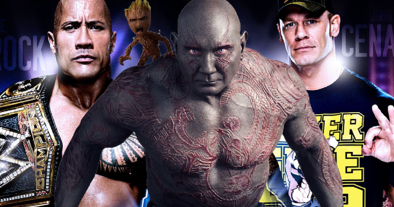 Bautista Says 'Nah, I'm Good' to Team-Up Movie with The Rock and John Cena