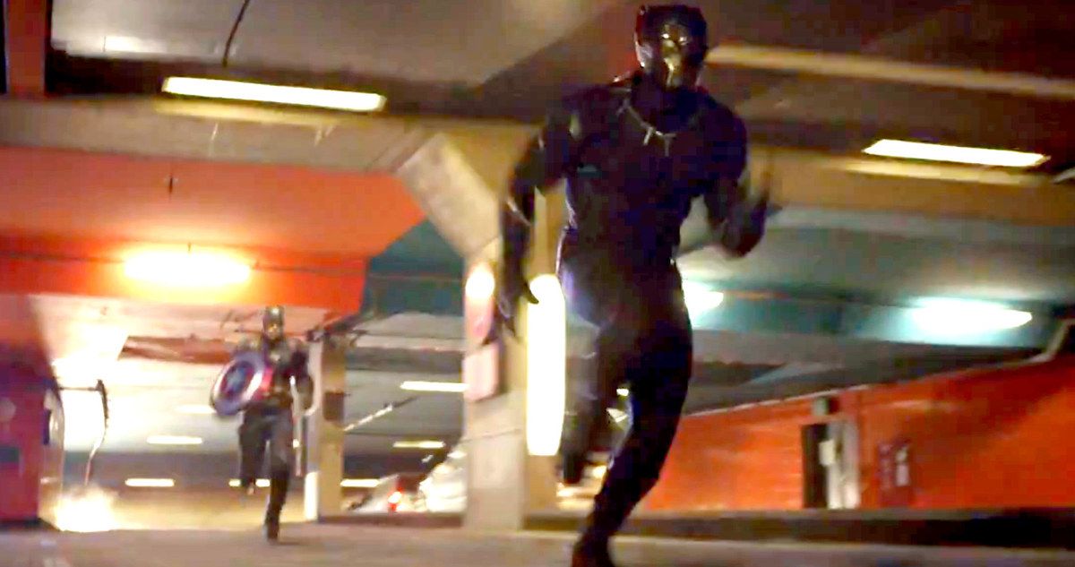Black Pather Chases Winter Soldier in Epic Civil War Audi Commercial
