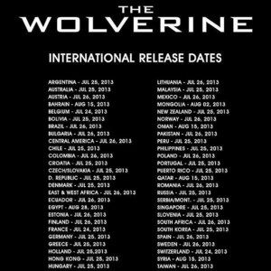 The Wolverine Worldwide Release Dates Announced