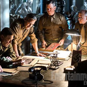 The Monuments Men First Look Photo with George Clooney and Matt Damon