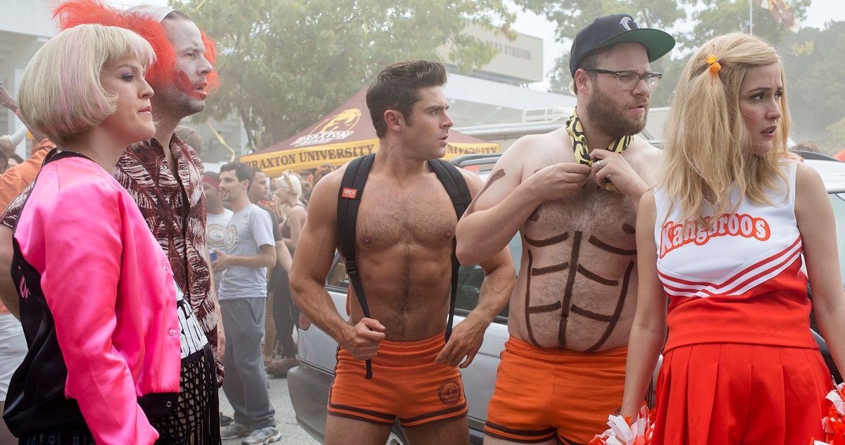 First Neighbors 2 Photo Has Zac Efron &amp; Seth Rogen Going Topless