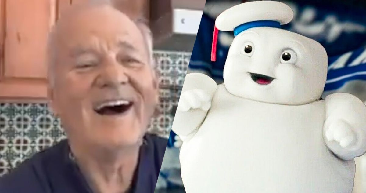 Watch Bill Murray React to Those Mini Stay Pufts in Ghostbusters: Afterlife