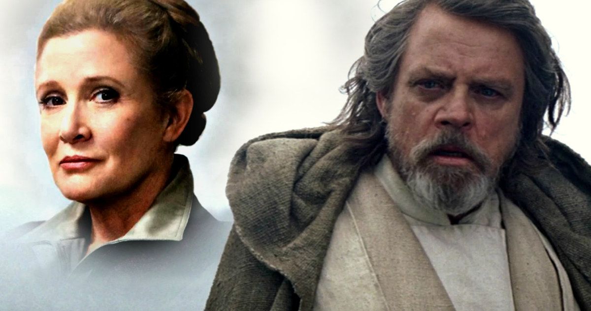 Star Wars 8 First Look at Carrie Fisher and Mark Hamill On Set