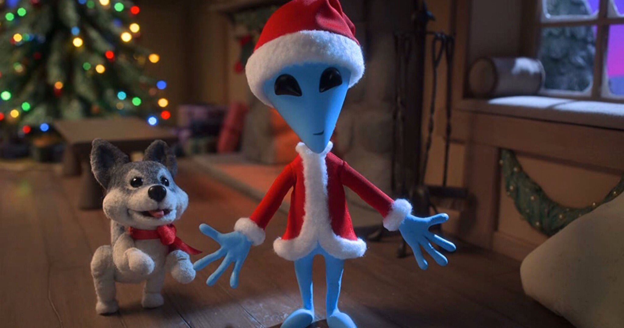 First Alien Xmas Footage Teases Netflix's Stop-Motion Special from Killer Klowns Creators