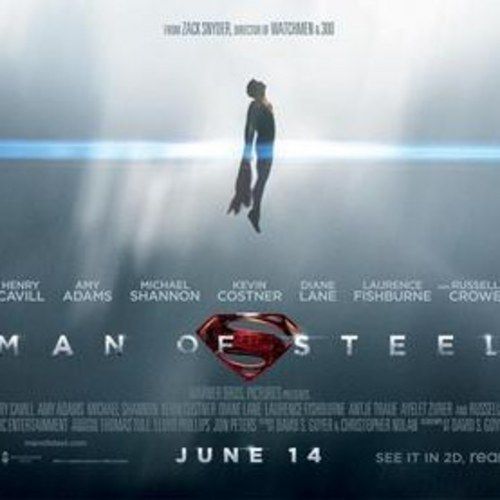 Superman Soars in New Man of Steel Banner