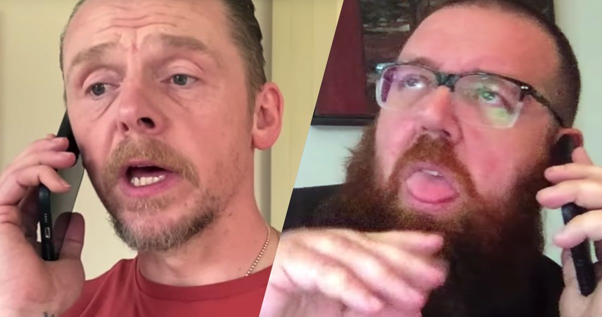 Simon Pegg and Nick Frost Made a Shaun of the Dead Quarantine PSA and It's Perfect
