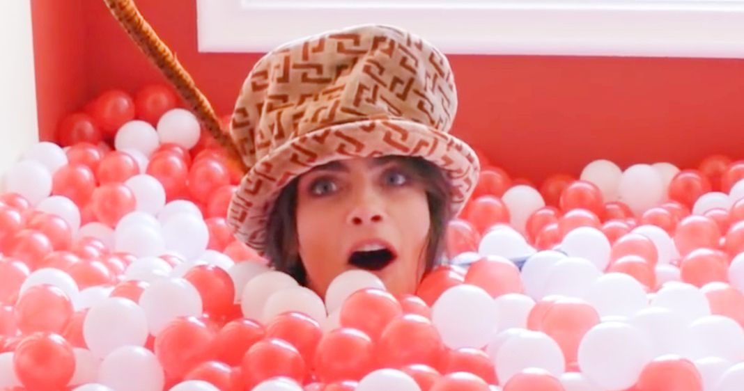 Cara Delevingne Opens the Doors to Her Adult Playhouse-Themed Mansion in NSFW Tour Video