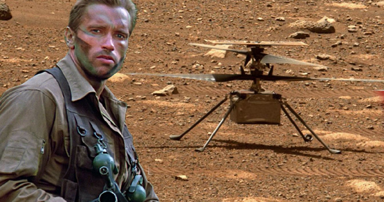 Arnold Schwarzenegger Celebrates Mars Helicopter Flight: Get to the Choppa!