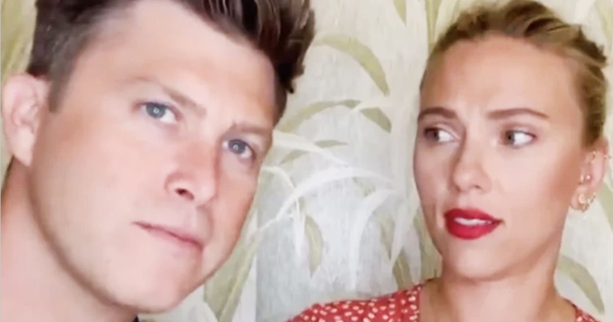 Black Widow Star Scarlett Johansson Is Expecting Her First Baby with Husband Colin Jost