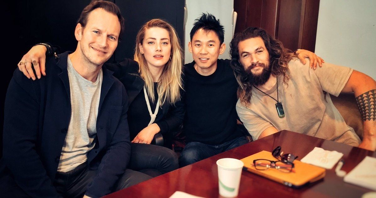 Aquaman Cast Unites for First Time in Table Read Photo