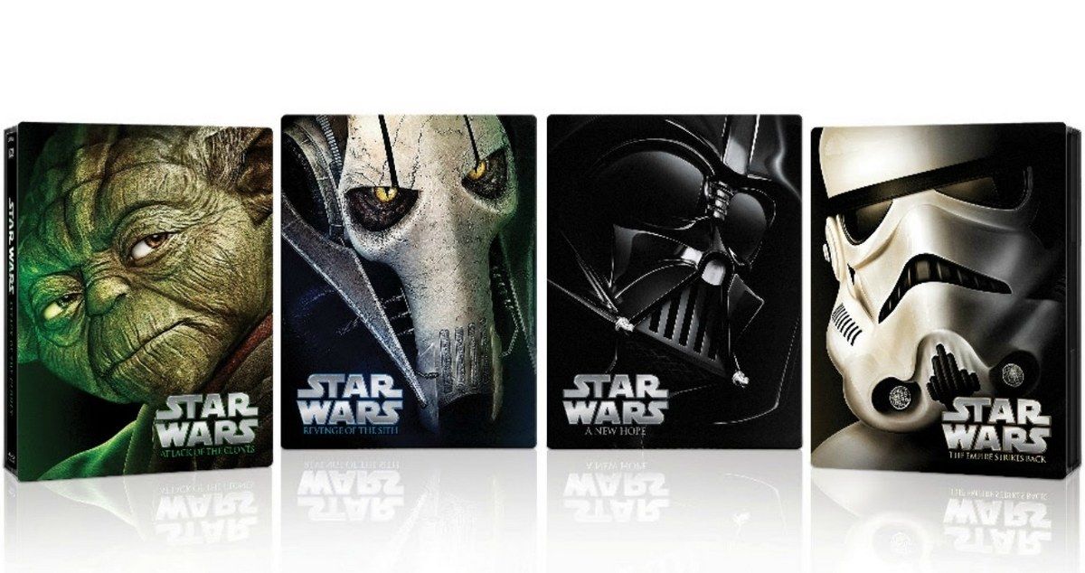 Star Wars Saga Limited Edition Blu-ray Steelbooks Unveiled