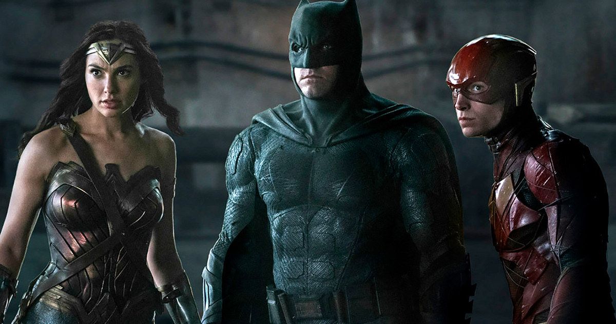 New Justice League Trinity Unites in Fight Ready Photo