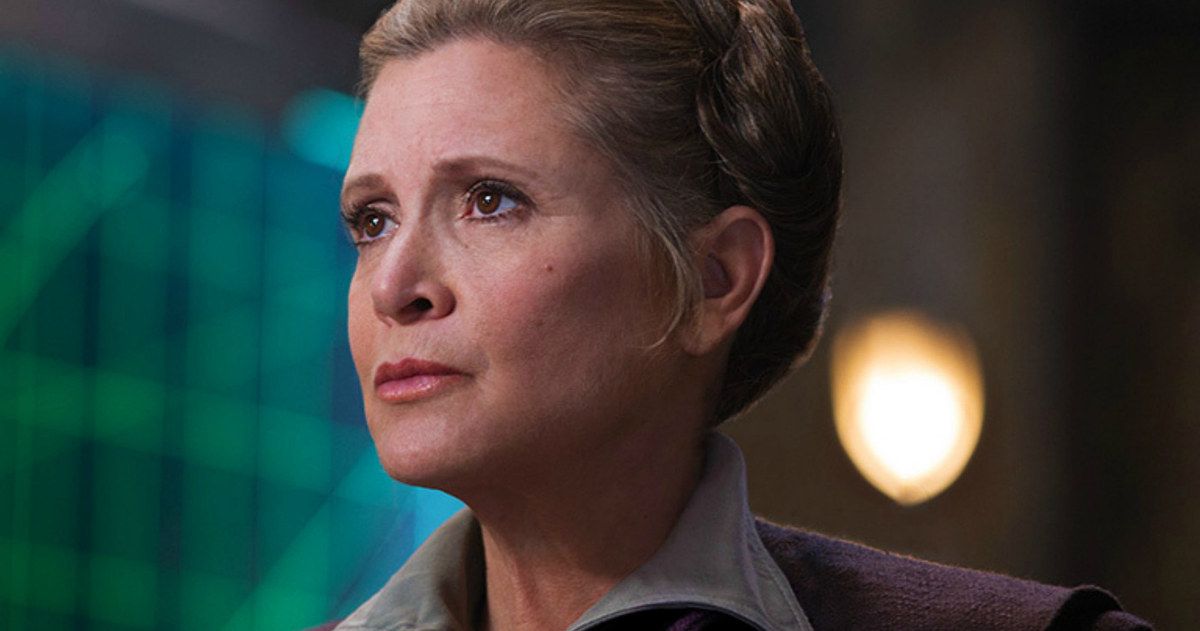 The Force Awakens Deleted Scene Shows Carrie Fisher's Leia at Her Best