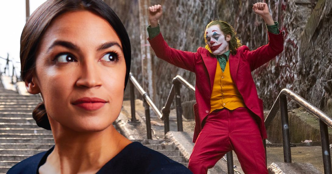 AOC Wants Joker Fans to Stop Posting the Bronx Stairs on Social Media