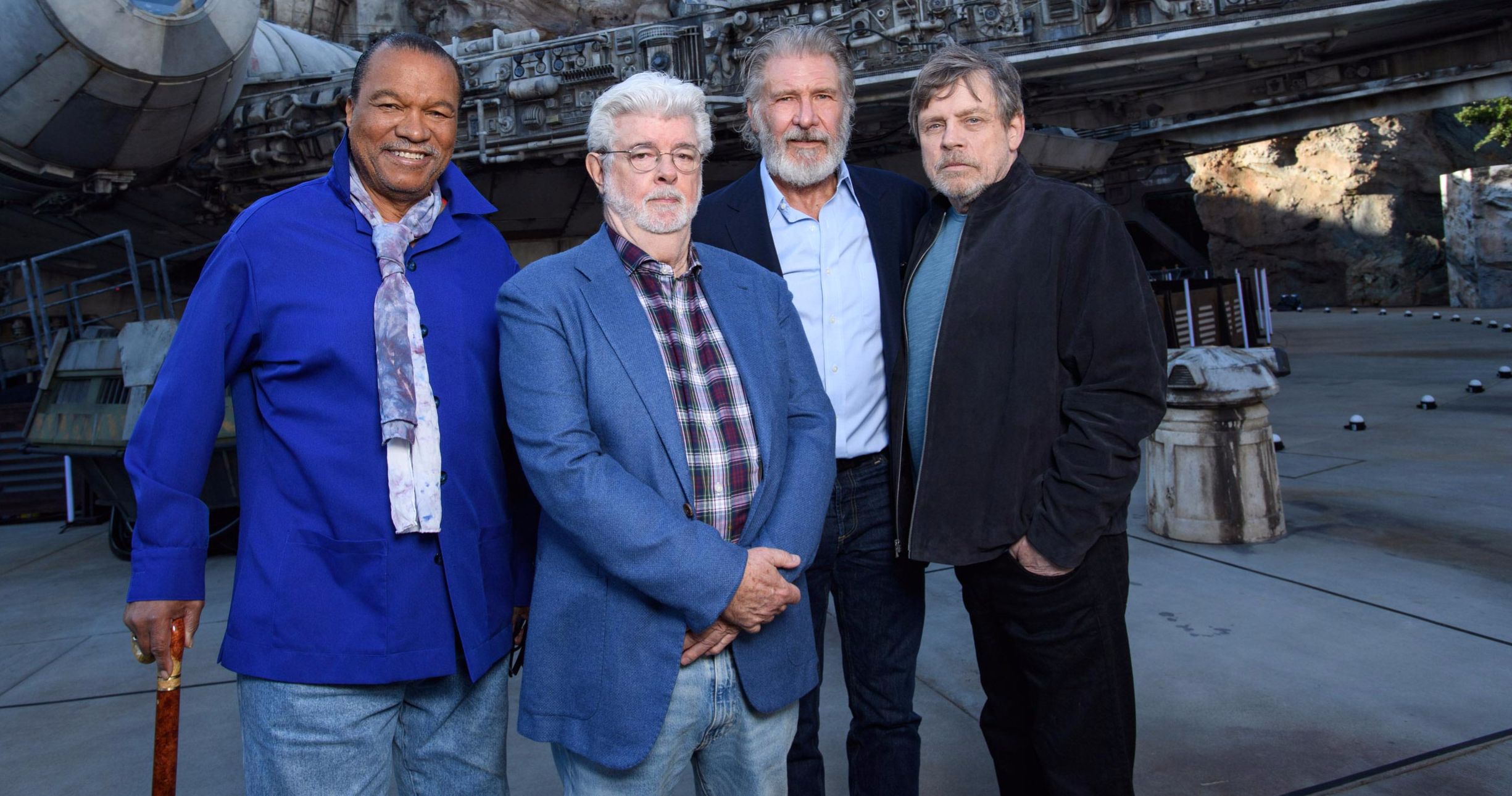 Galaxy's Edge Opens at Disneyland with Original Star Wars Cast Along for the Ride