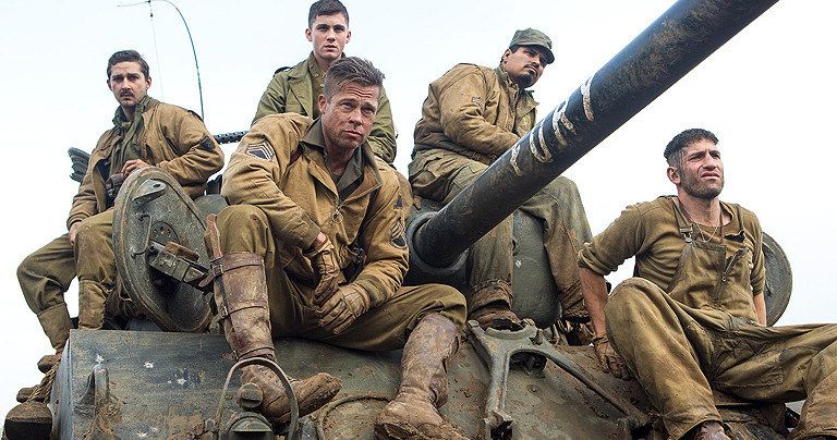 Brad Pitt Is Wardaddy in First Official Fury Photos