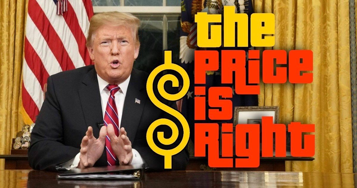 CBS Cuts Off Trump National Emergency Speech with The Price Is Right