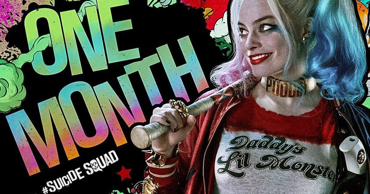 Suicide Squad Countdown Kicks Off with Harley Quinn Poster