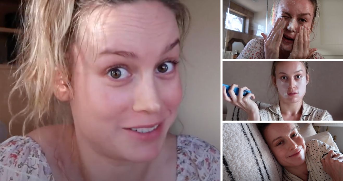 Brie Larson Shares Her Nighttime Routine in New Video, and It's a Little Crazy
