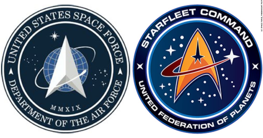 Trump's Space Force Logo Looks a Lot Like the Star Trek Insignia