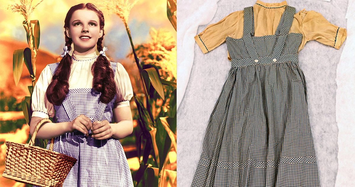 Judy Garland's Lost Wizard of Oz Dorothy Dress Discovered in a Trash Bag