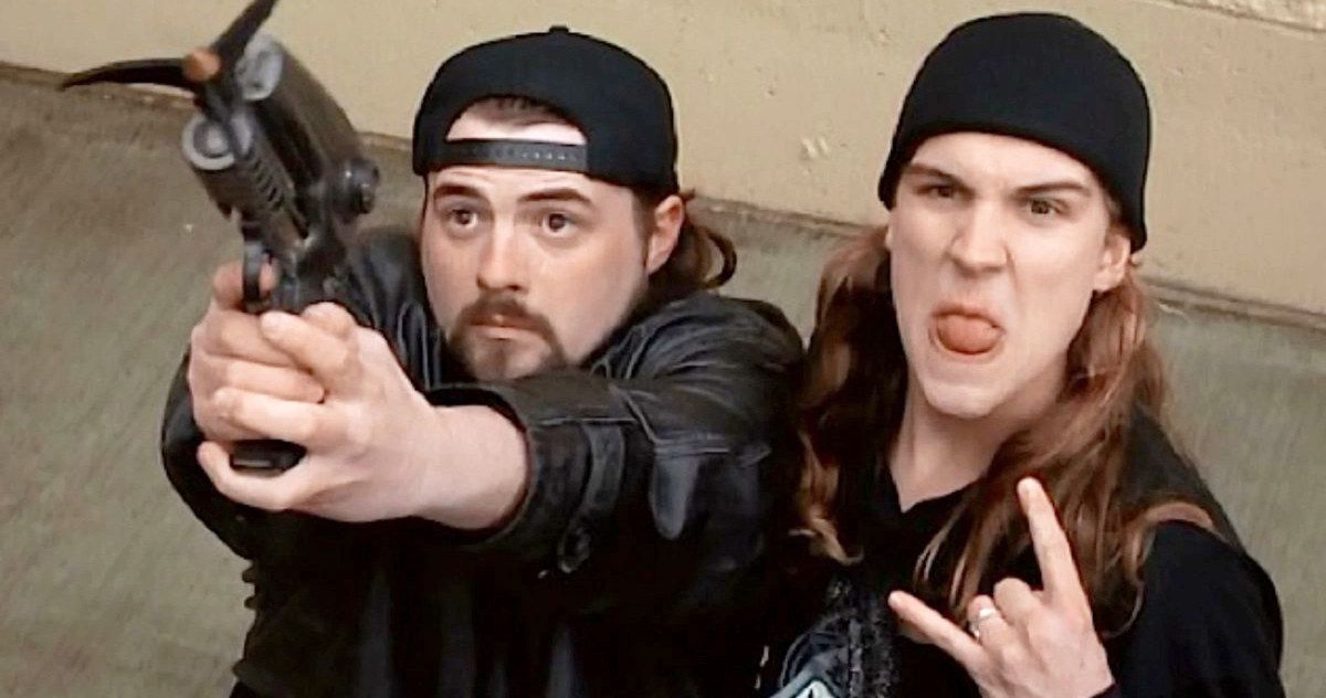 Kevin Smith and Jason Mewes in Mallrats (1995)